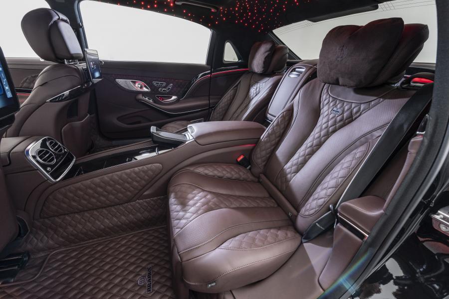 Интерьер Mercedes-Maybach S650 900 by Brabus (X222) 2019 года  (фото 9 из 14)